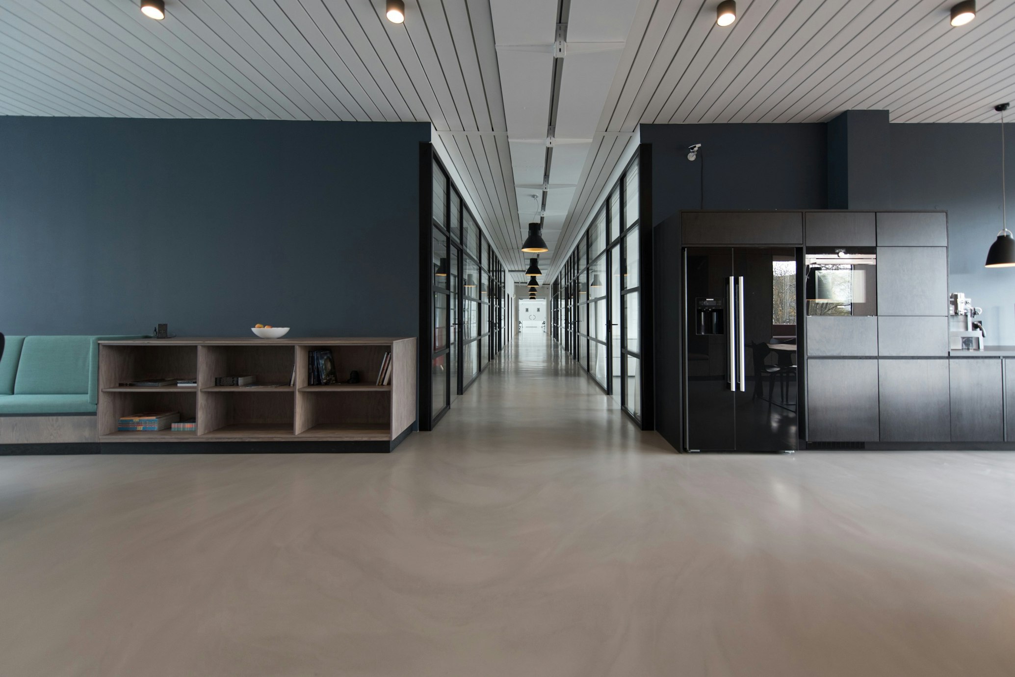 Corporate Headquarters Brooklyn - Innovative office workspace design promoting collaboration and productivity with green building features